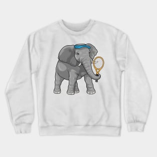 Elephant Tennis Tennis racket Crewneck Sweatshirt